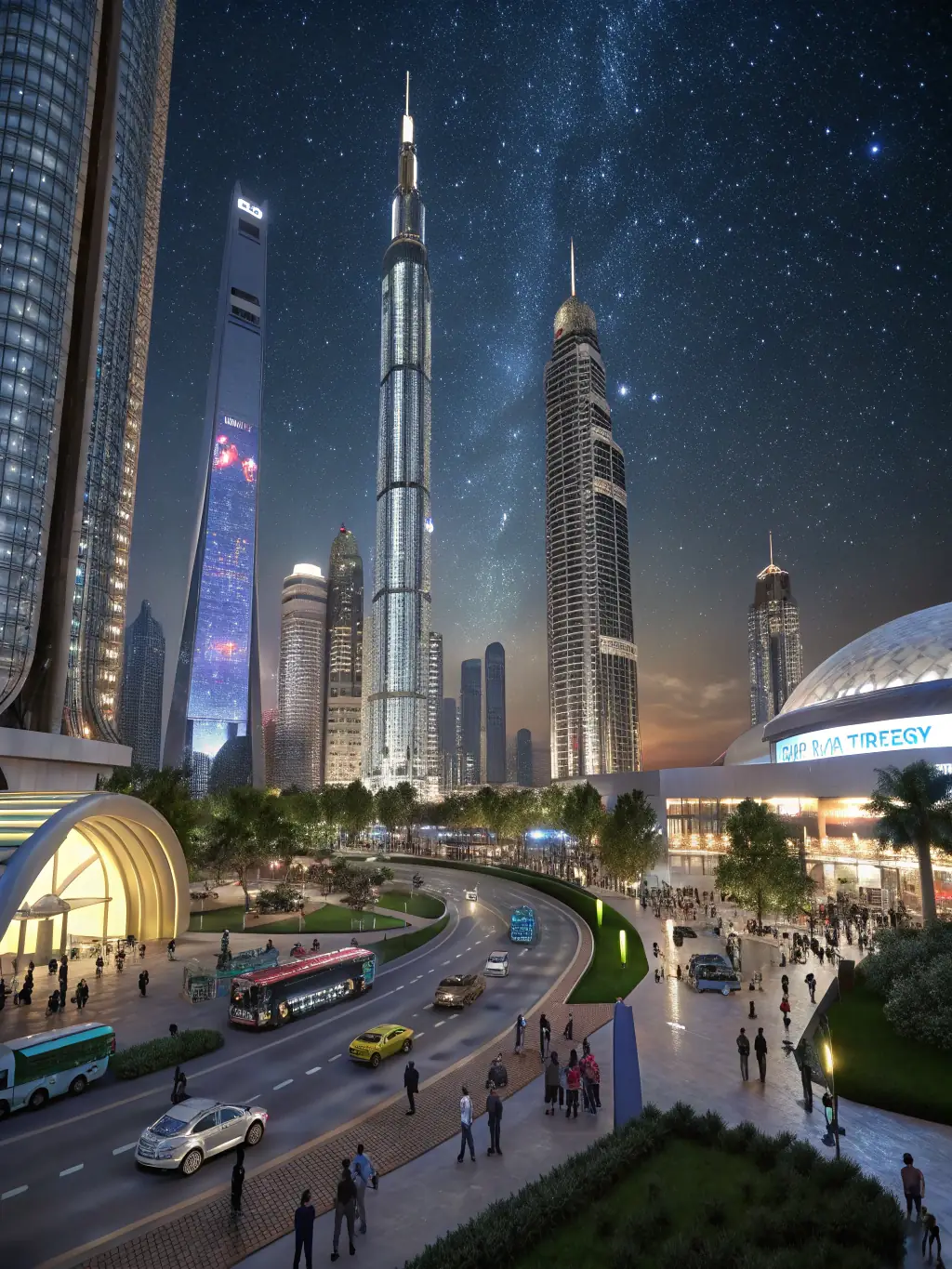 A visual representation of wealth growth, such as a graph trending upwards or a thriving community benefiting from infrastructure improvements, symbolizing the financial and social returns of investing with InfraWealth.